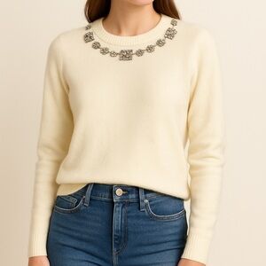 Express NWT WOMENS Ivory Cream Pull Over